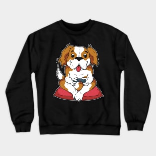Puppy Dog Gamer Crewneck Sweatshirt